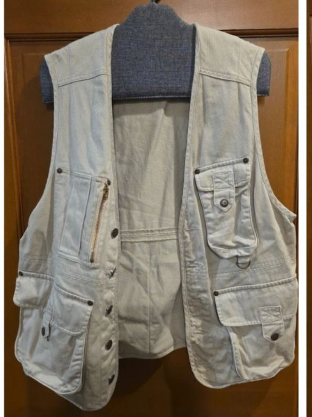 VINTAGE NEW SMITH HAWKEN WOMENS GARDEN/UTILITY CANVAS Vest SZ S
